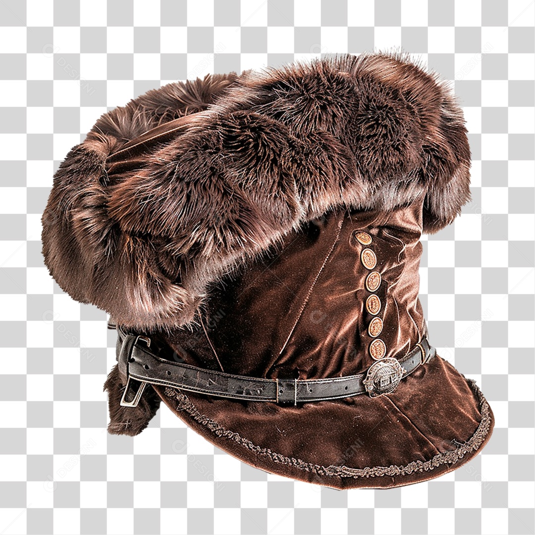 Chapéu Russo PNG Transparente