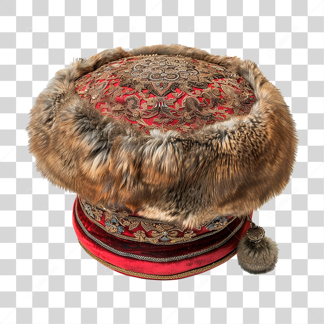 Chapéu Russo PNG Transparente