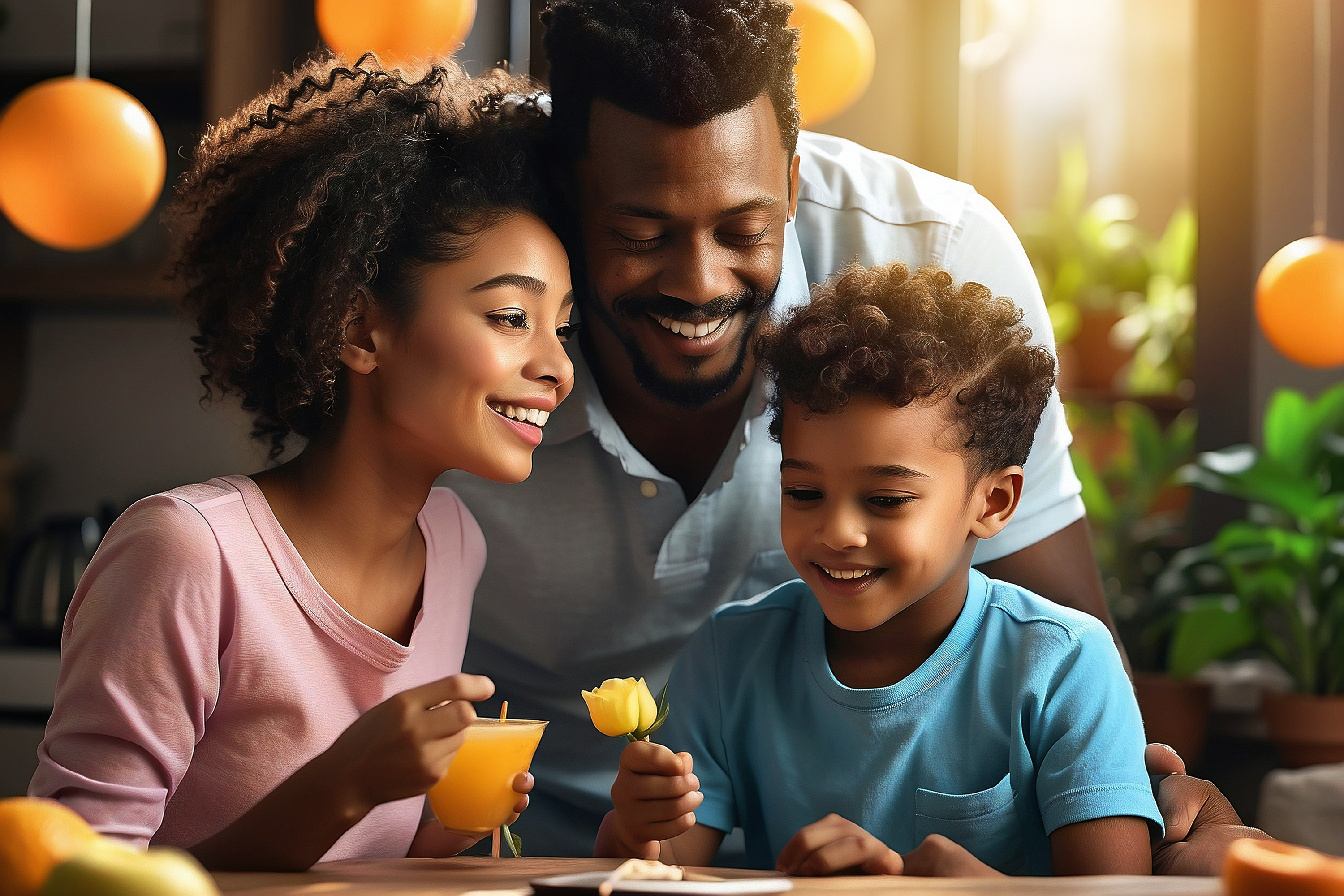 Dia dos Pais - Feliz pai e filho juntos