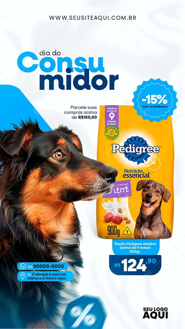 Story Dia Do Consumidor 15 de Março Parcele suas Compras Social Media PSD Editável