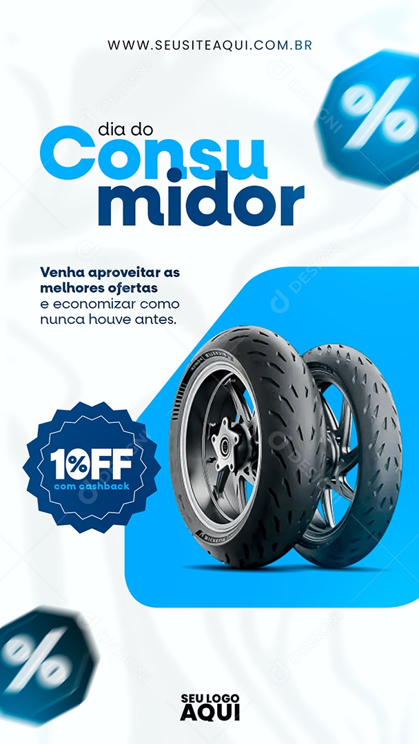 Story Dia Do Consumidor 15 de Março Venha Aproveitar as Melhores Ofertas Social Media PSD Editável