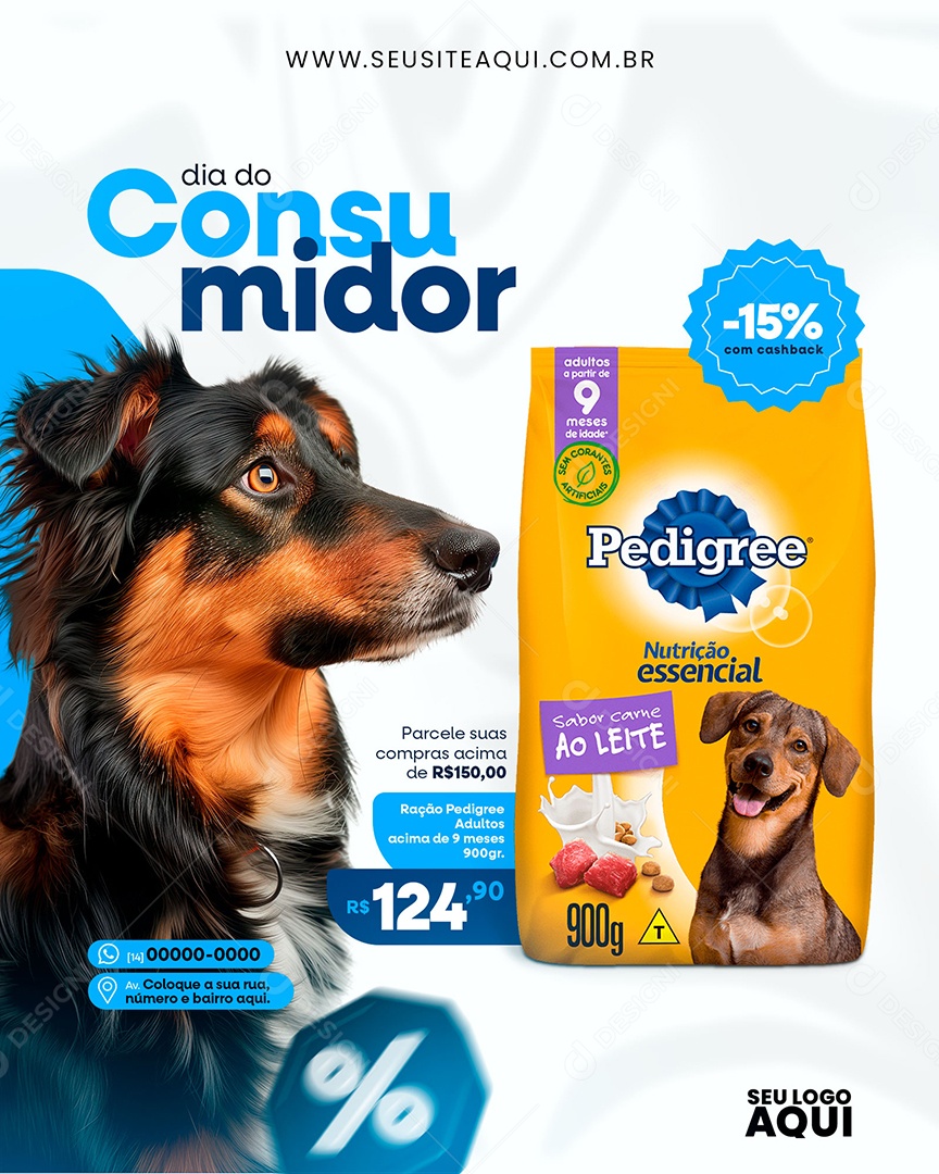 Dia Do Consumidor 15 de Março Parcele suas Compras Social Media PSD Editável