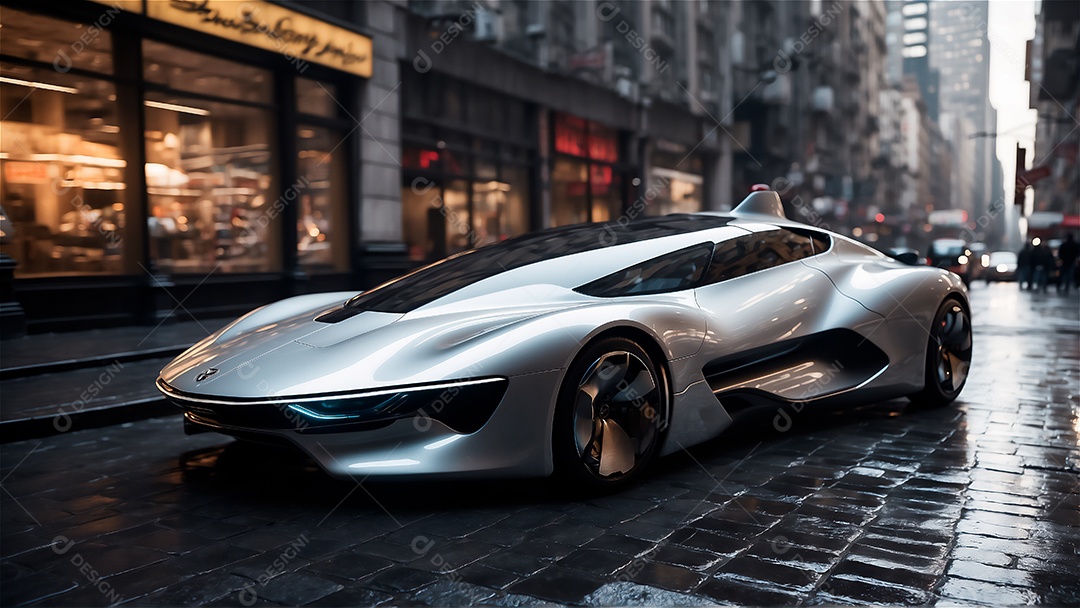 Carro elétrico esportivo