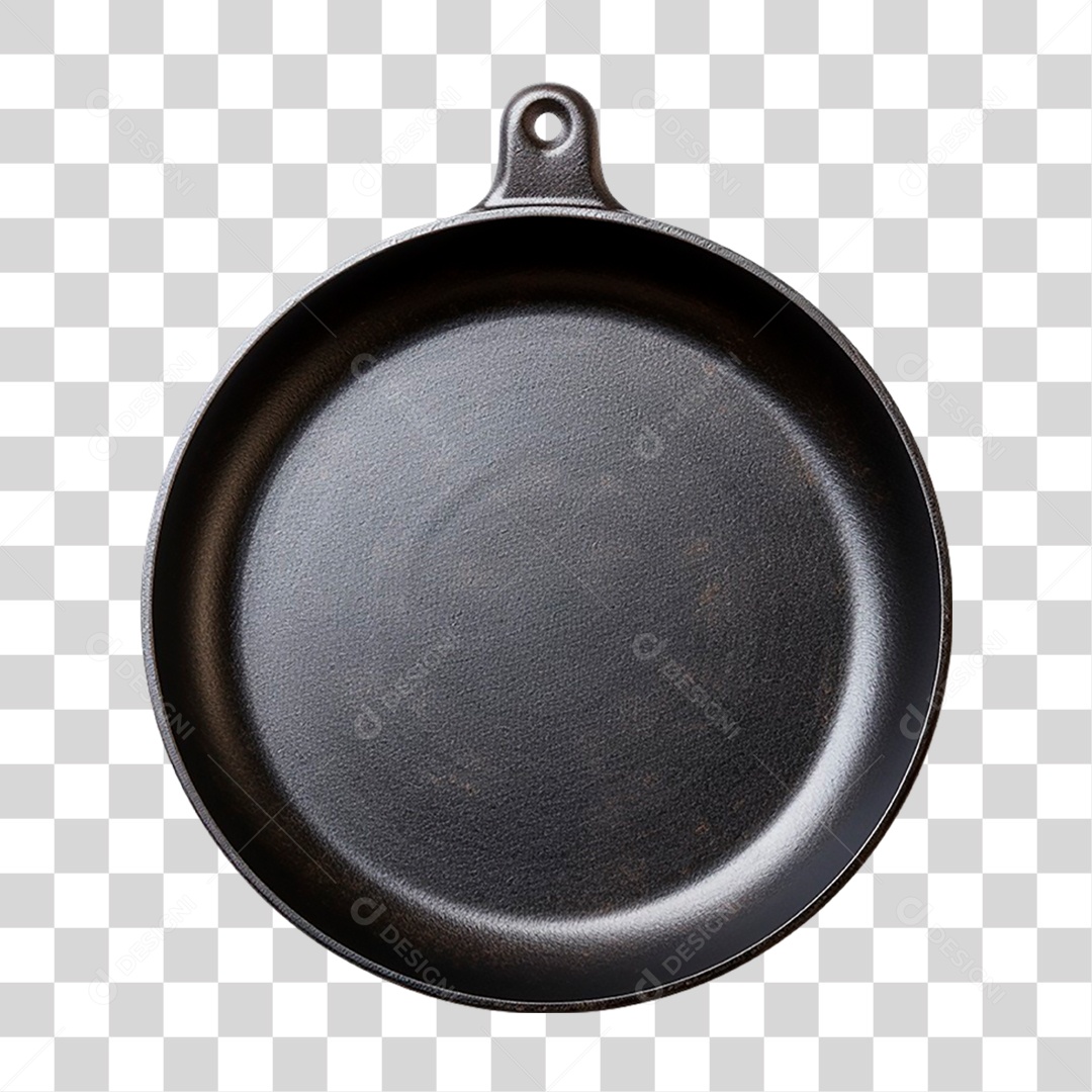 Frigideira Preta PNG Transparente