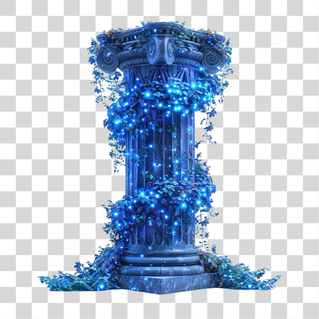 Coluna Estrutura Grega PNG Transparente