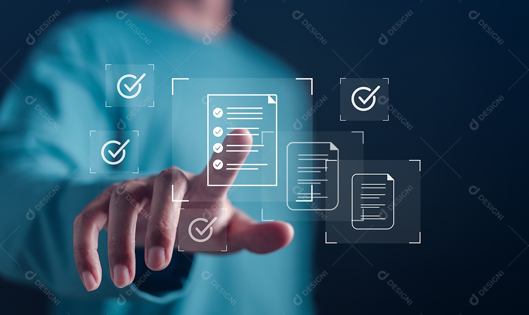 Homem jovem empresário em seu escritório