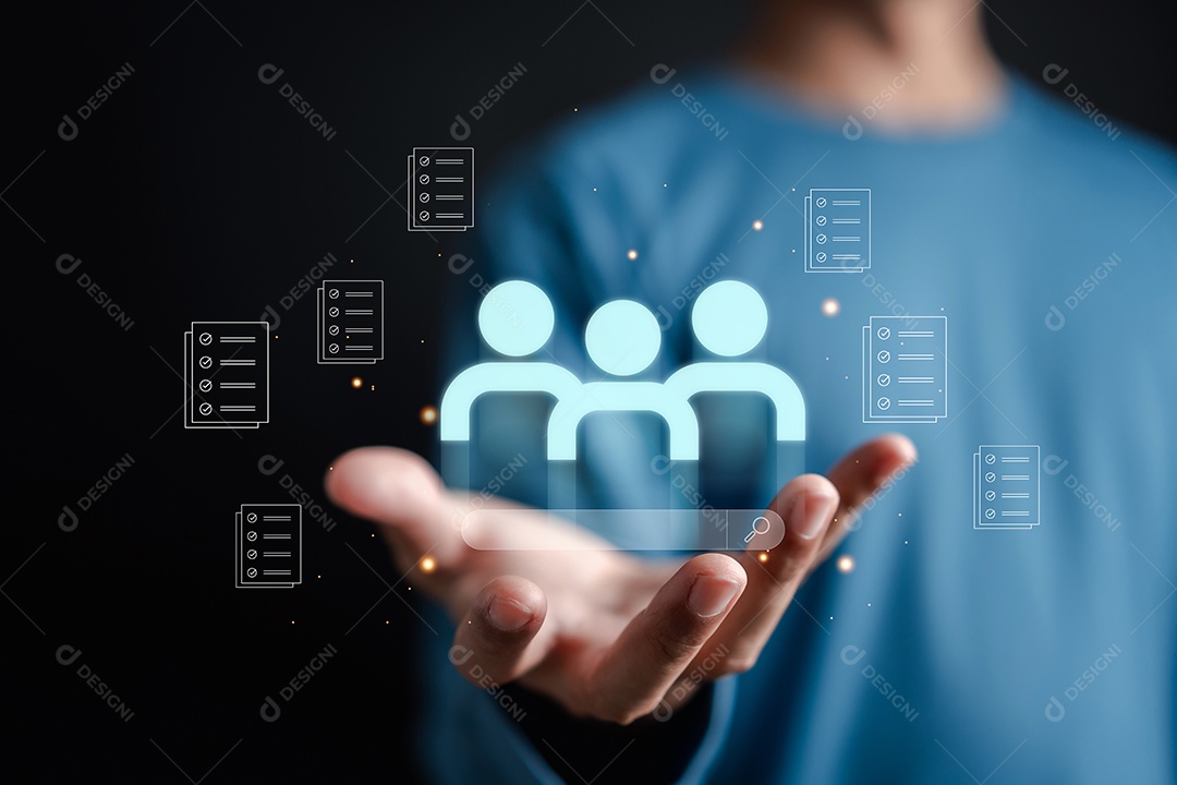 Homem jovem empresário em seu escritório