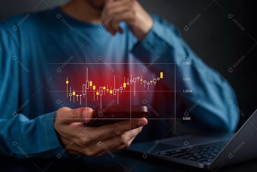 Homem jovem empresário em seu escritório