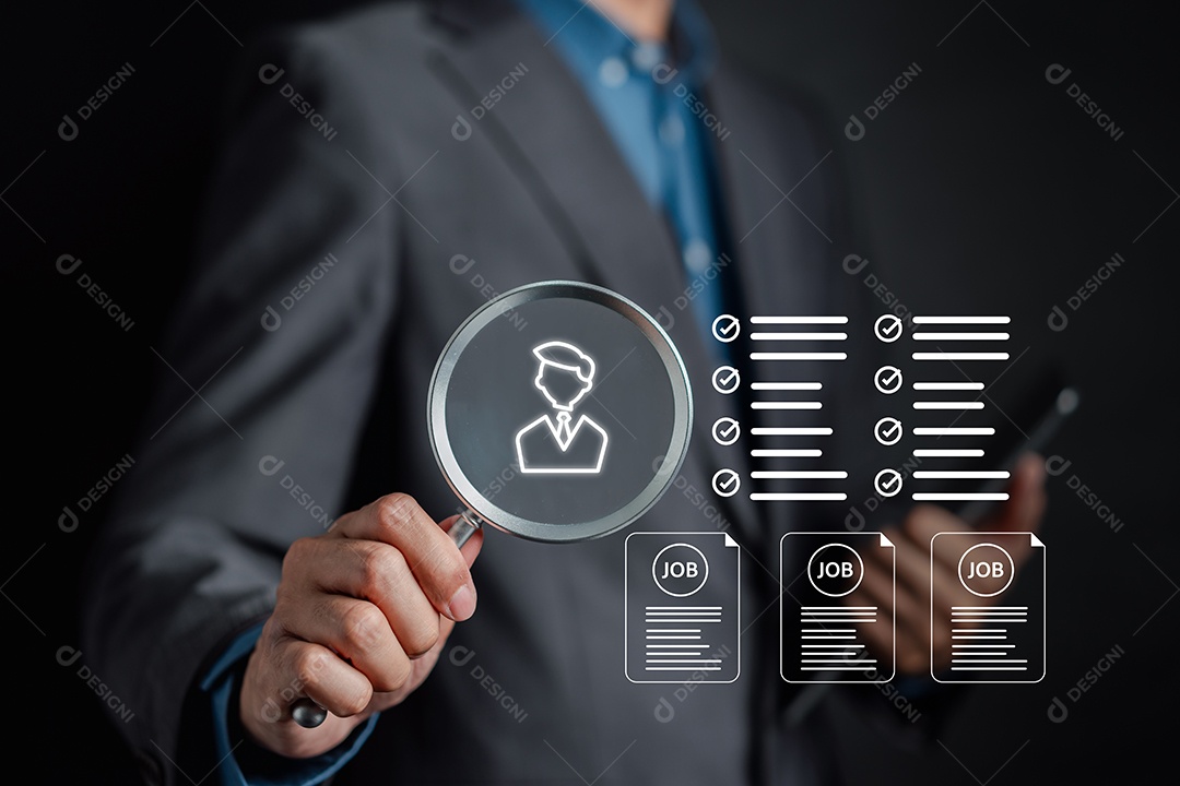 Homem jovem empresário em seu escritório