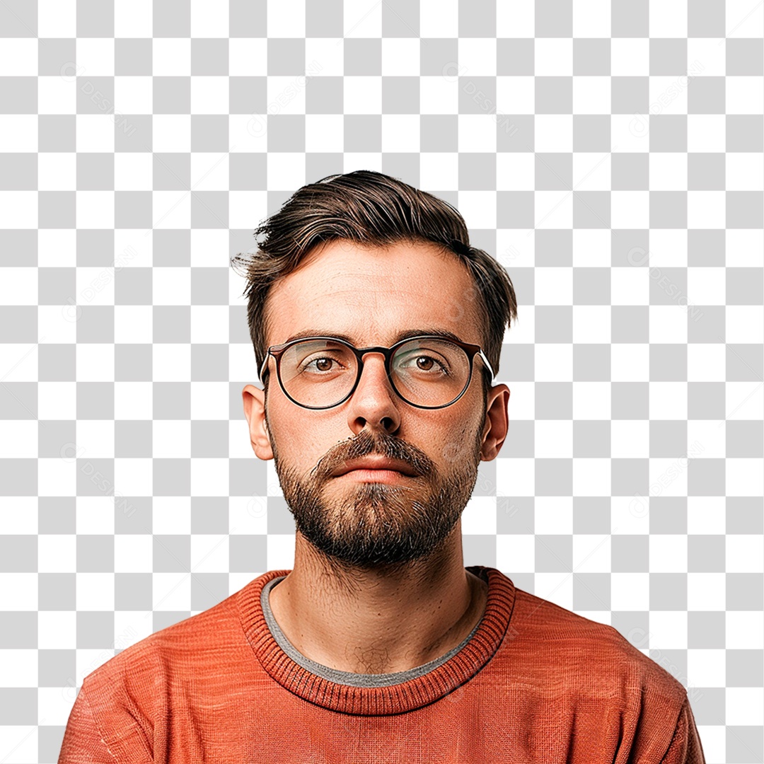 Homem de Óculos PNG Transparente