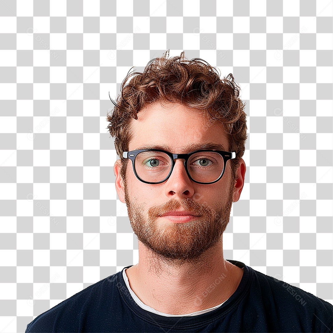 Homem de Óculos PNG Transparente