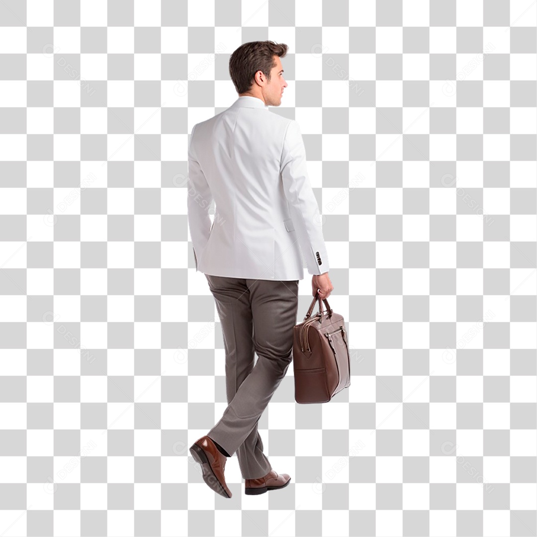 Homem Elegante PNG Transparente