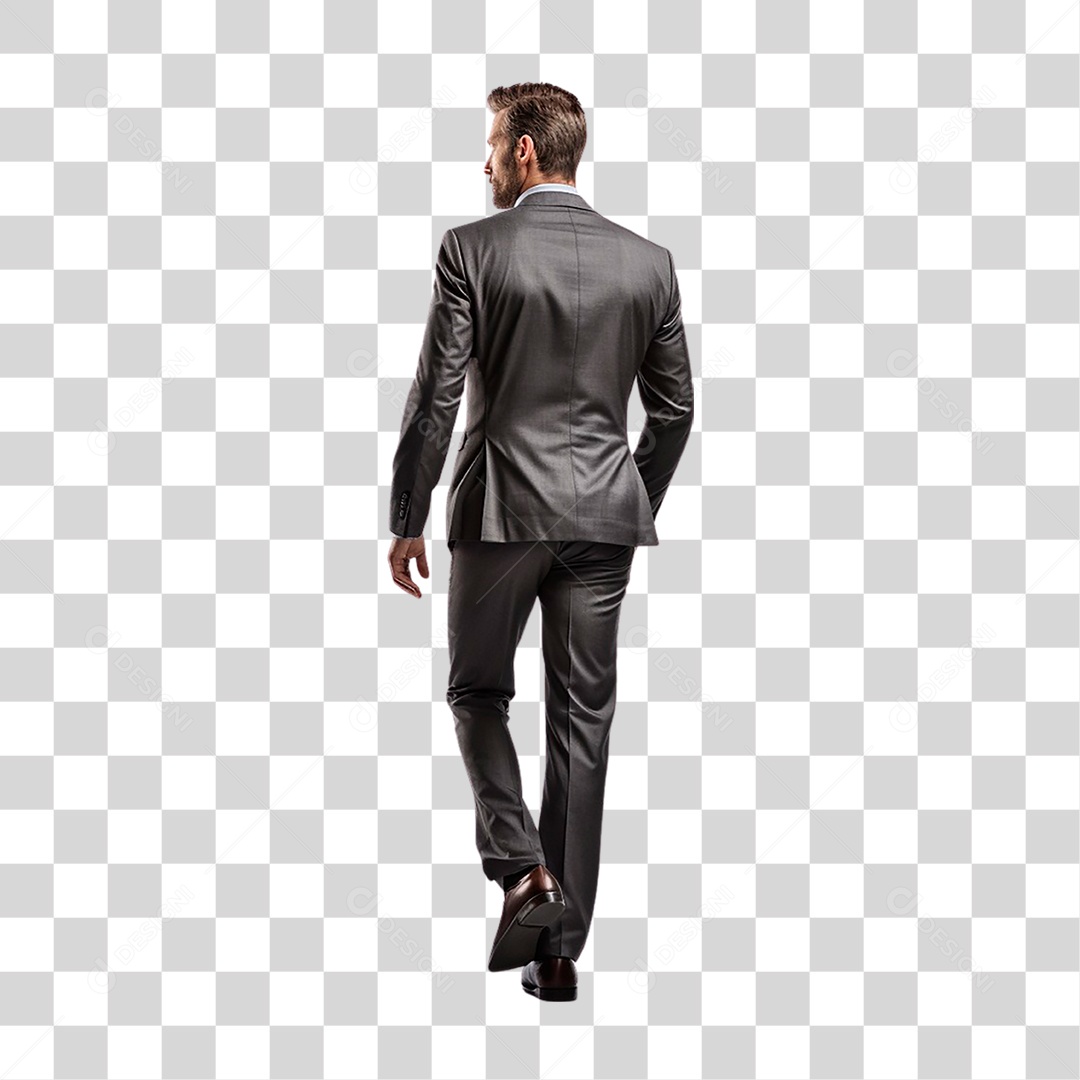 Homem Elegante PNG Transparente