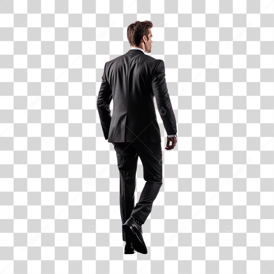 Homem Elegante PNG Transparente