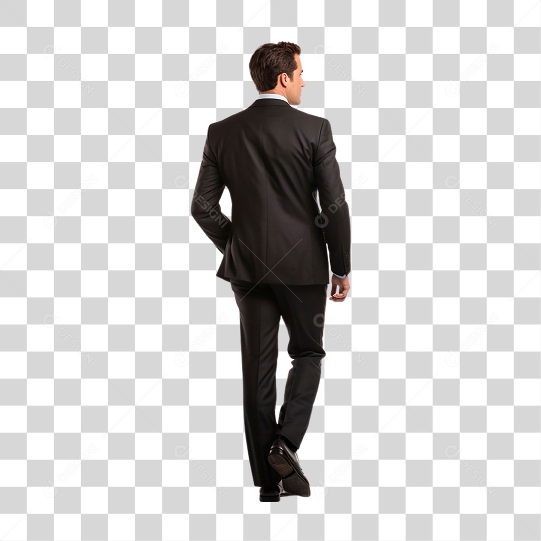 Homem Elegante PNG Transparente