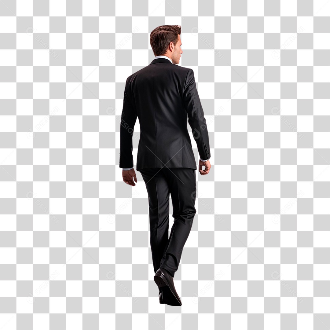 Homem Elegante PNG Transparente
