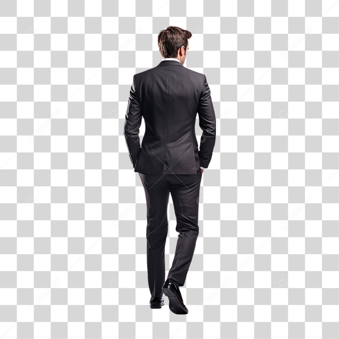 Homem Elegante PNG Transparente