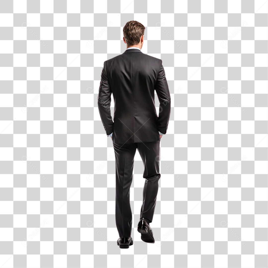 Homem Elegante PNG Transparente