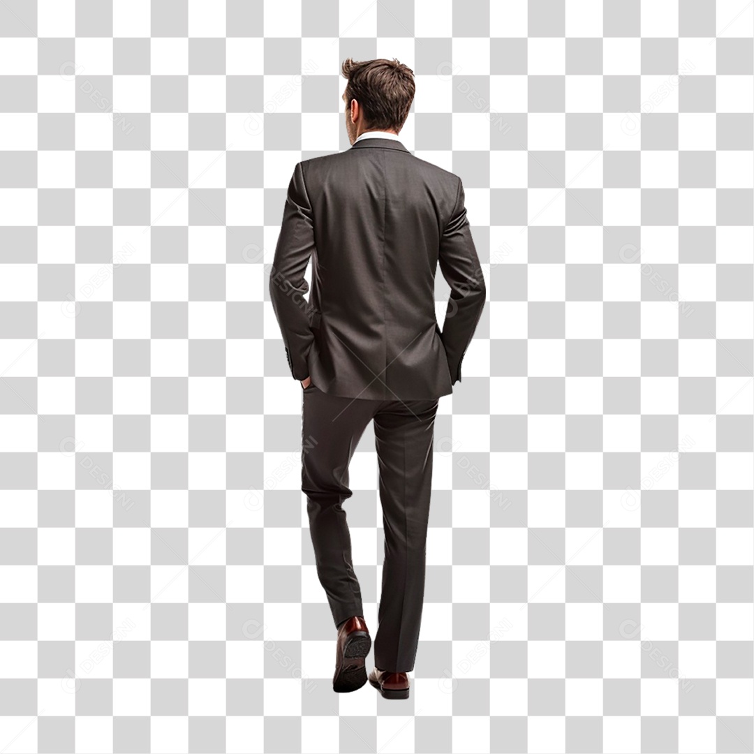 Homem Elegante PNG Transparente