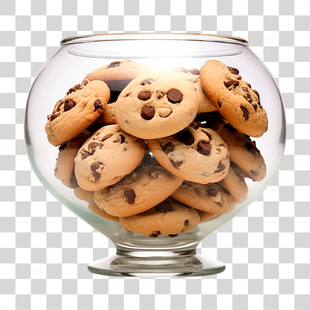 Pote de Biscoitos PNG Transparente