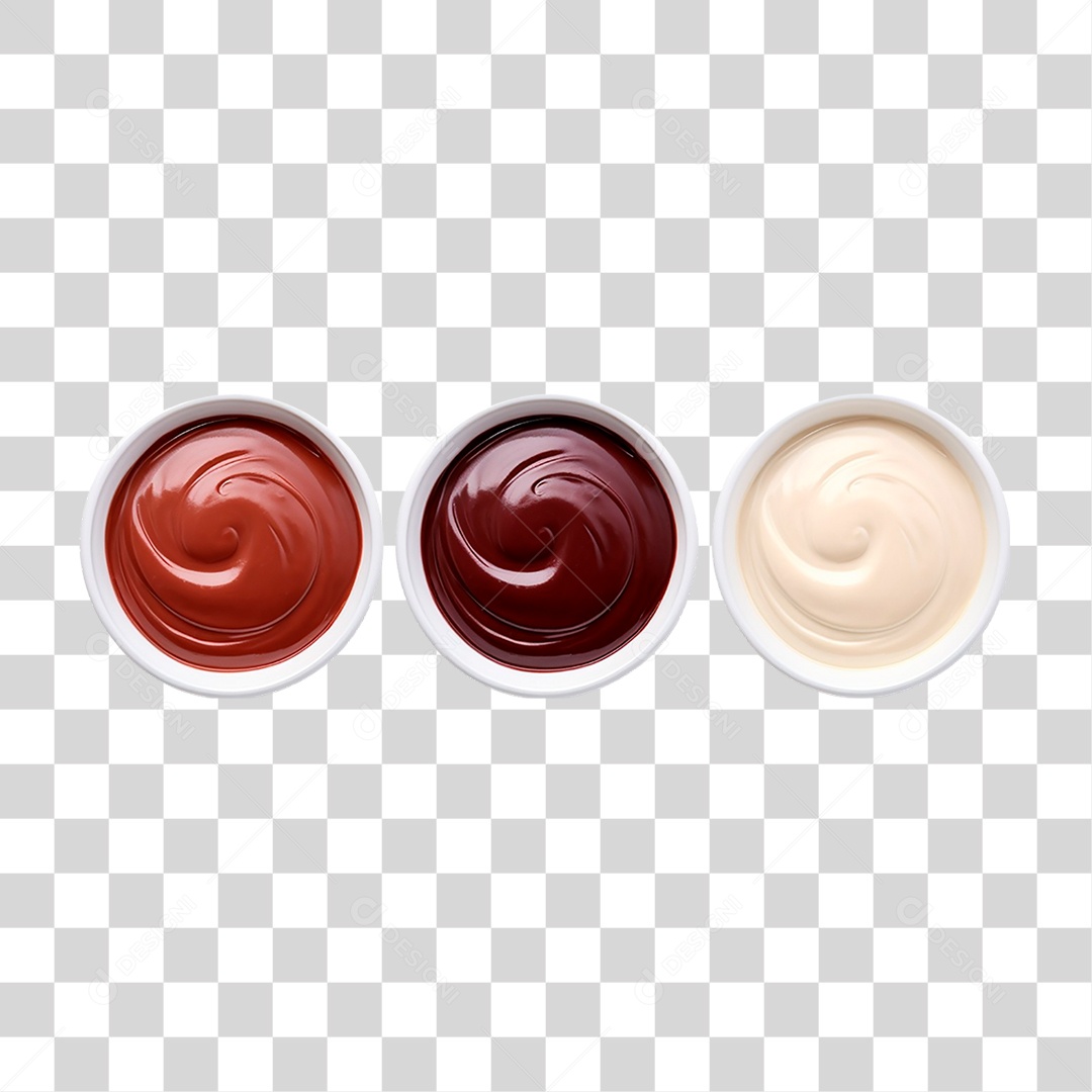 Tigelas de Molhos PNG Transparente