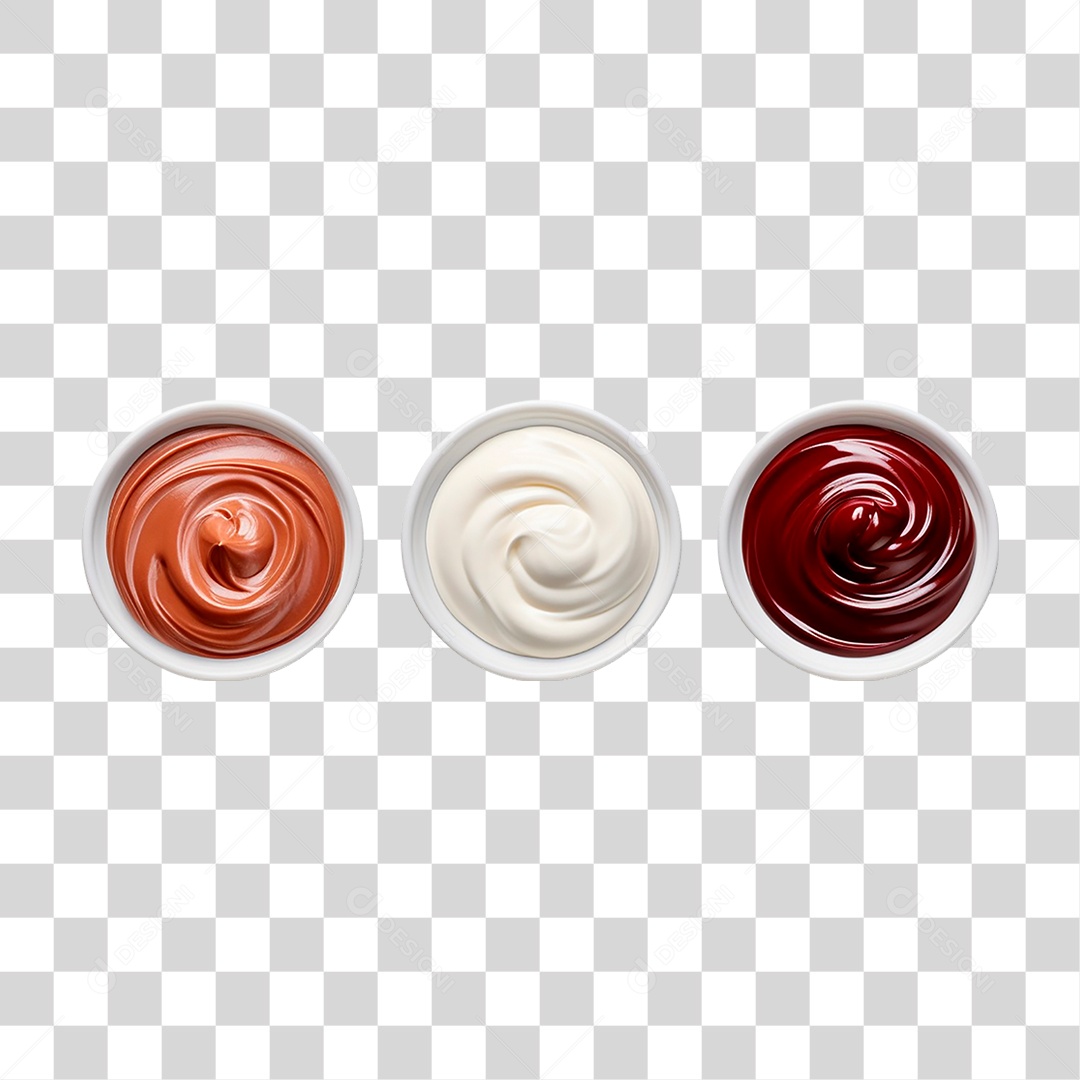 Tigelas de Molhos PNG Transparente