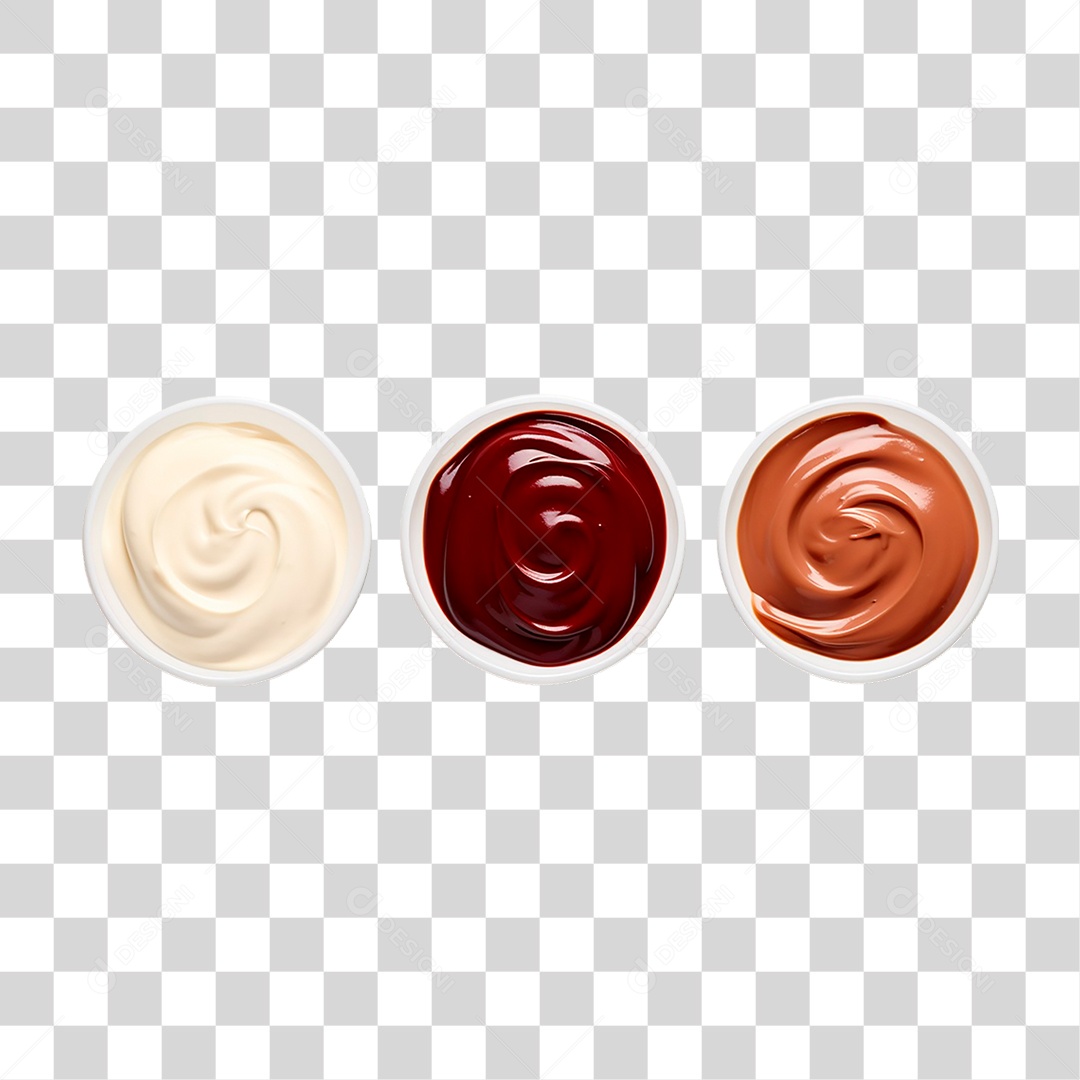 Tigelas de Molhos PNG Transparente