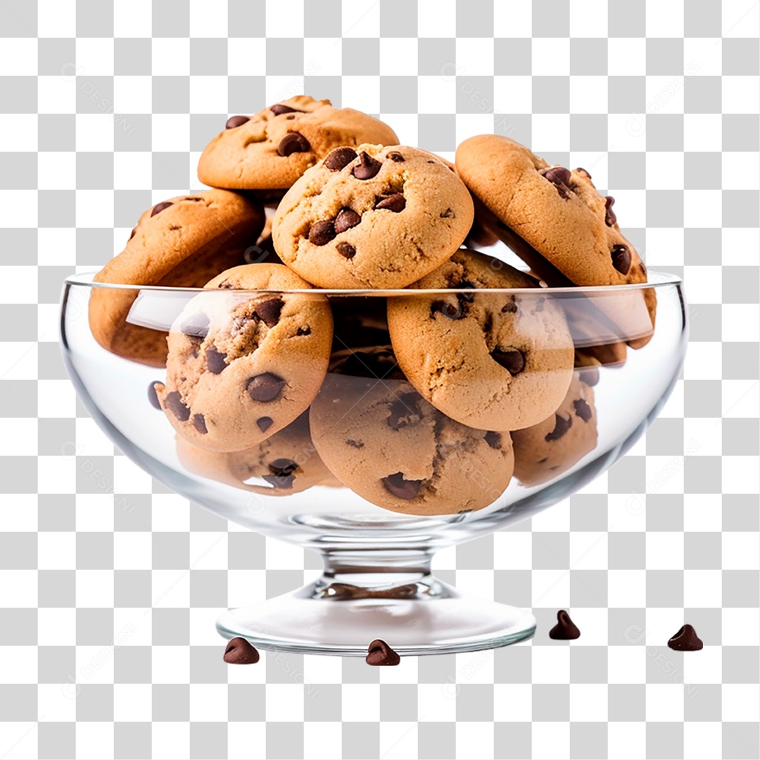 Pote de Biscoitos PNG Transparente