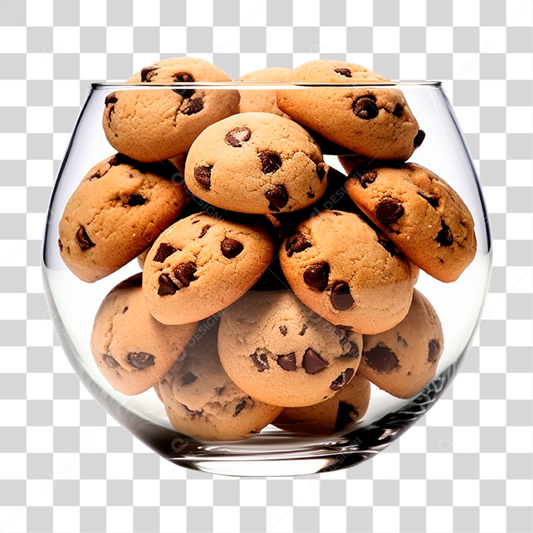 Pote de Biscoitos PNG Transparente