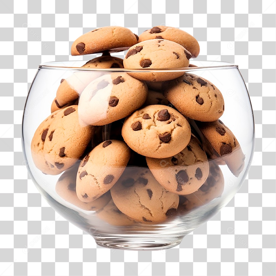 Pote de Biscoitos PNG Transparente