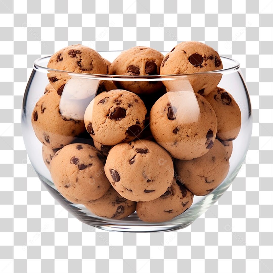 Pote de Biscoitos PNG Transparente