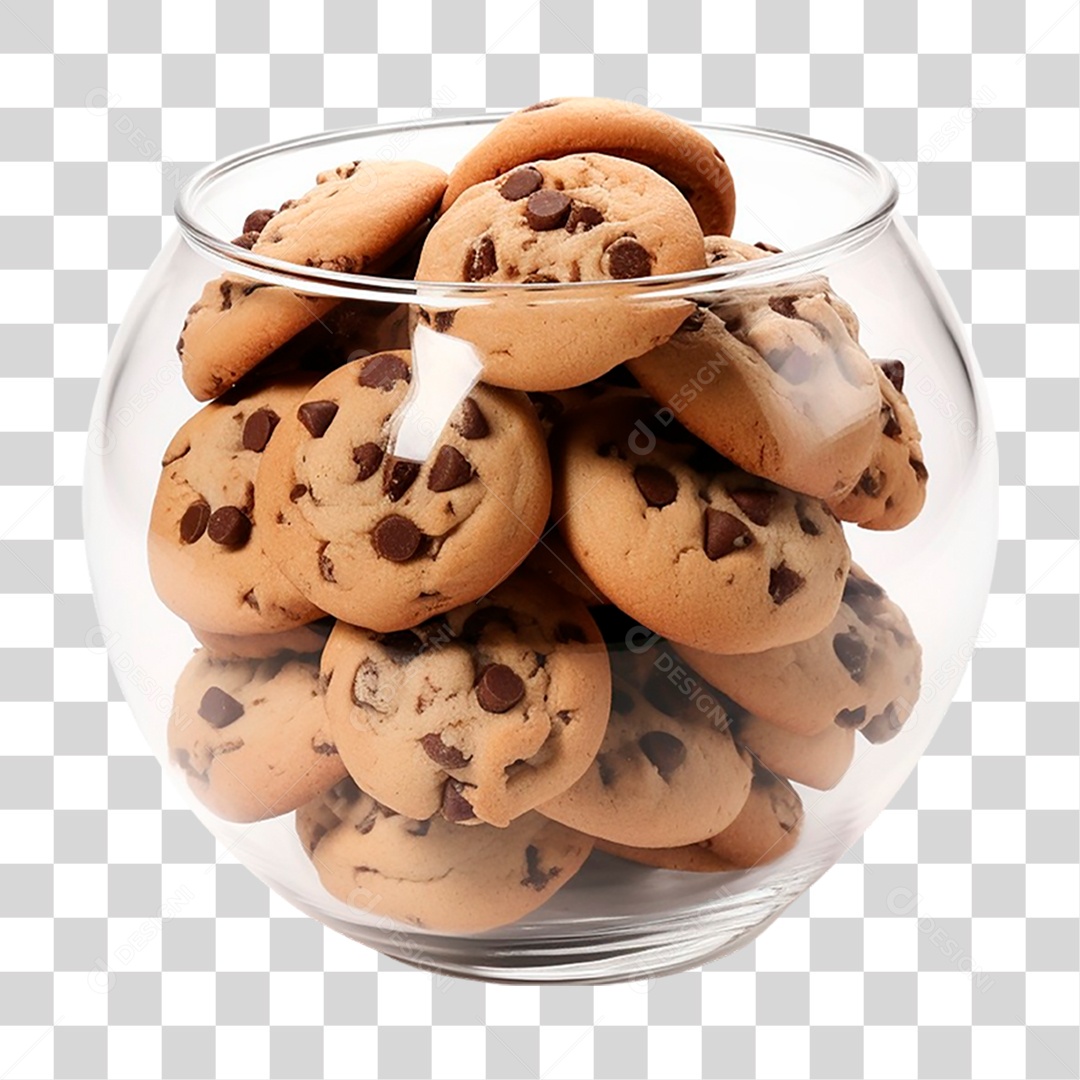 Pote de Biscoitos PNG Transparente