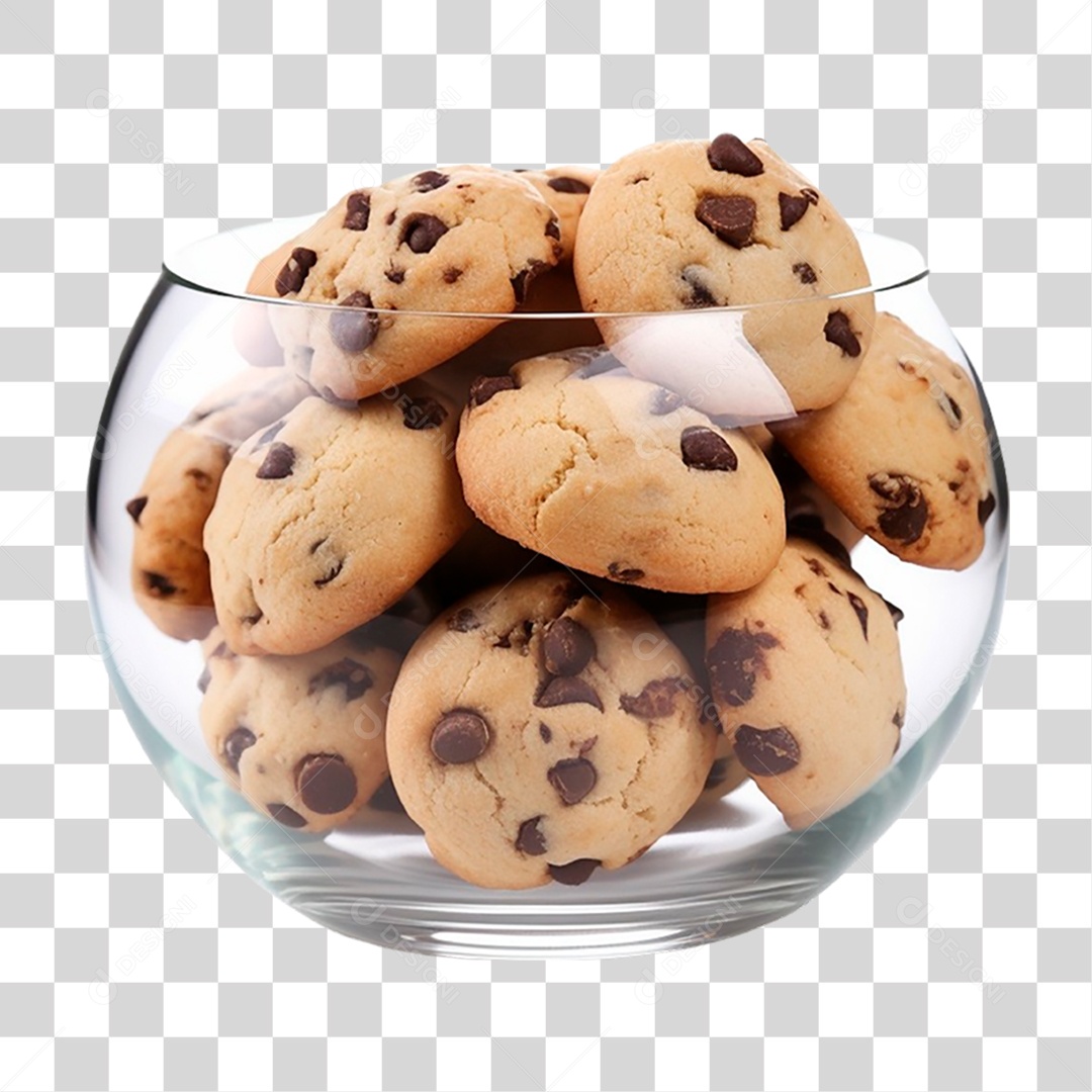 Pote de Biscoitos PNG Transparente