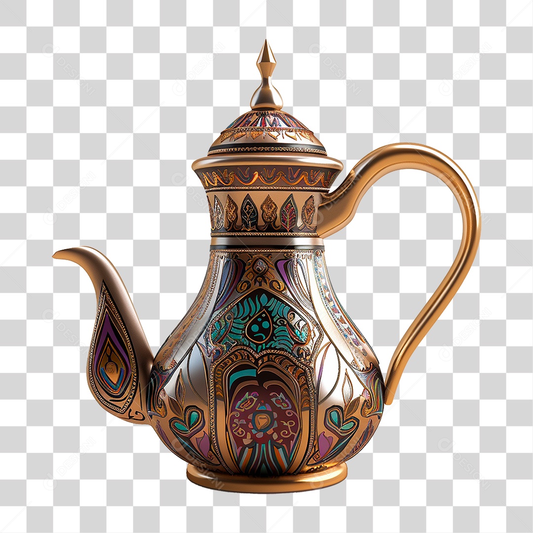 Bule de Café PNG Transparente