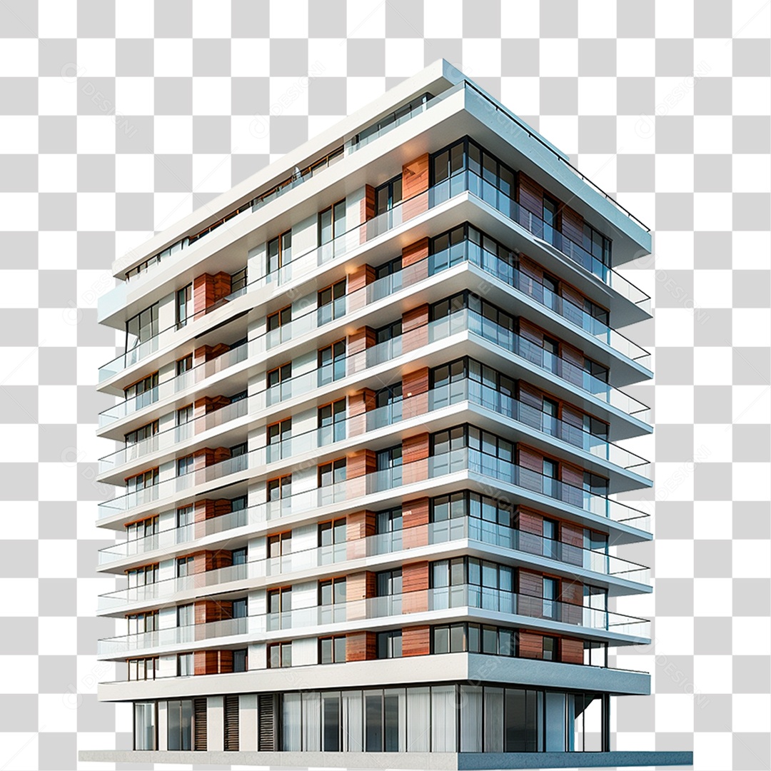 Edifício Moderno PNG Transparente