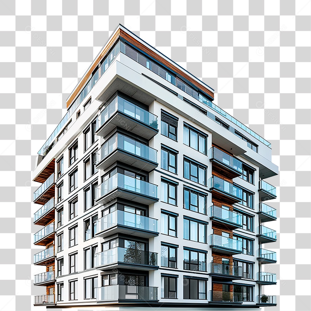 Edifício Moderno PNG Transparente