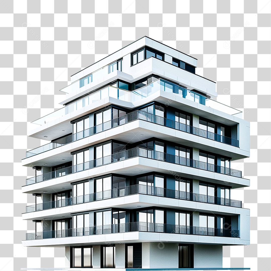 Edifício Moderno PNG Transparente