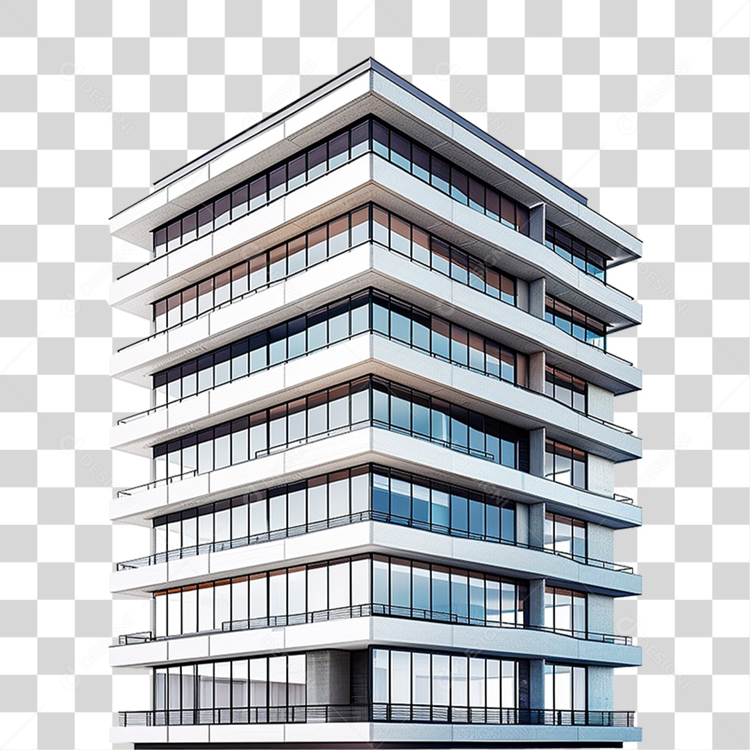 Edifício Moderno PNG Transparente