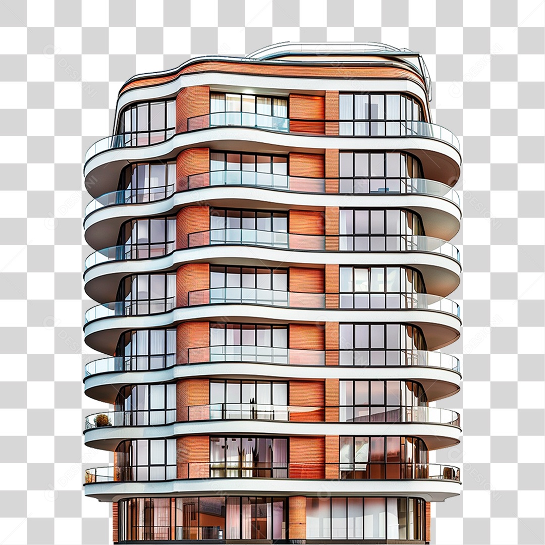 Edifício Moderno PNG Transparente