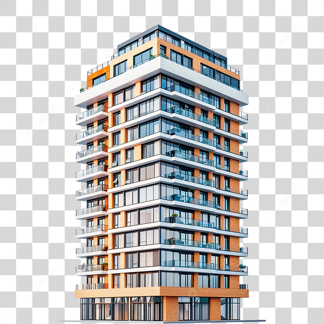 Edifício Moderno PNG Transparente