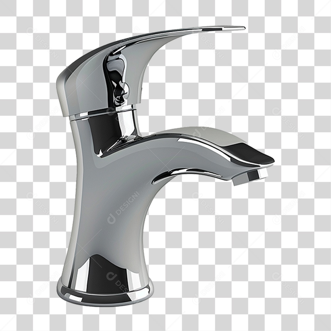 Torneira Metálica PNG Transparente