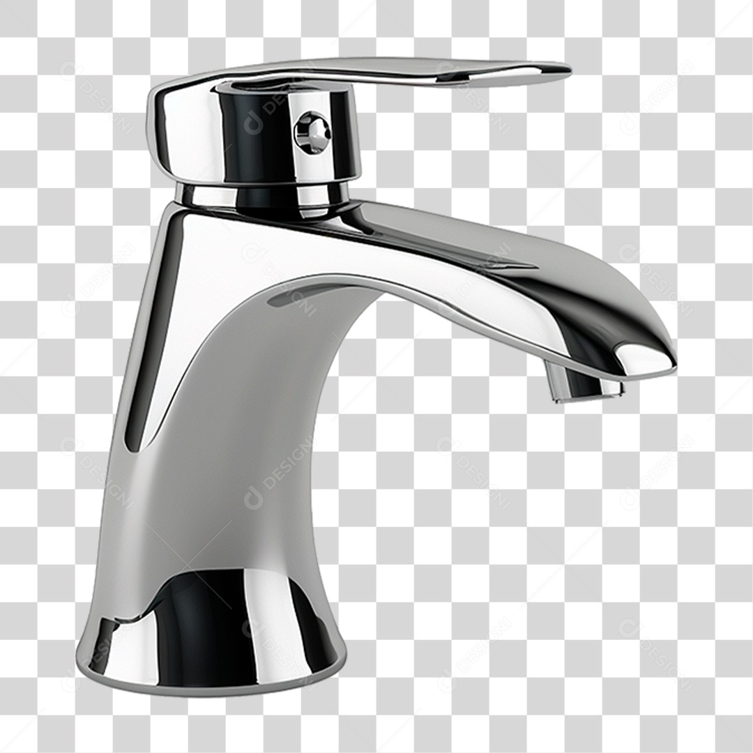 Torneira Metálica PNG Transparente