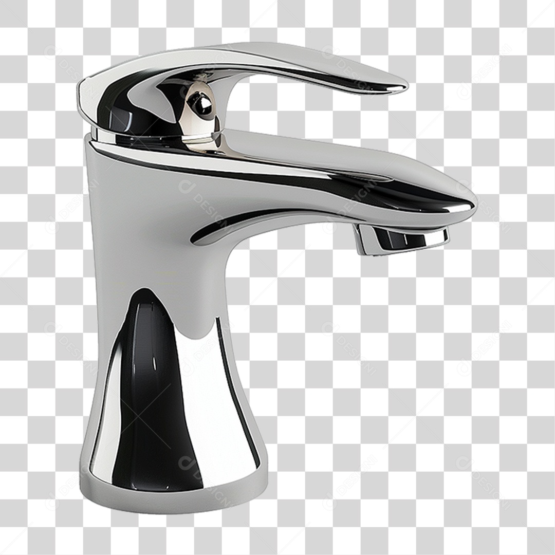 Torneira Metálica PNG Transparente