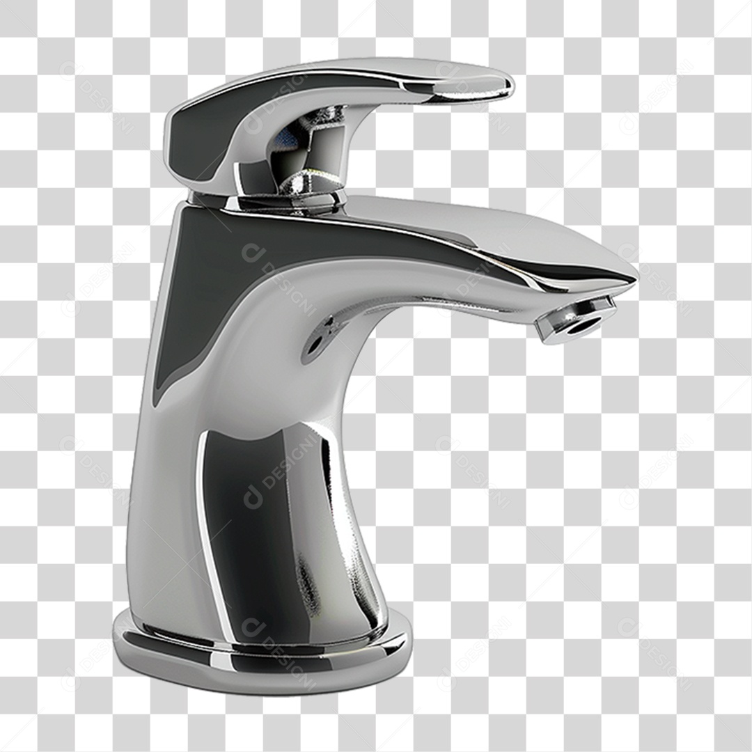 Torneira Metálica PNG Transparente