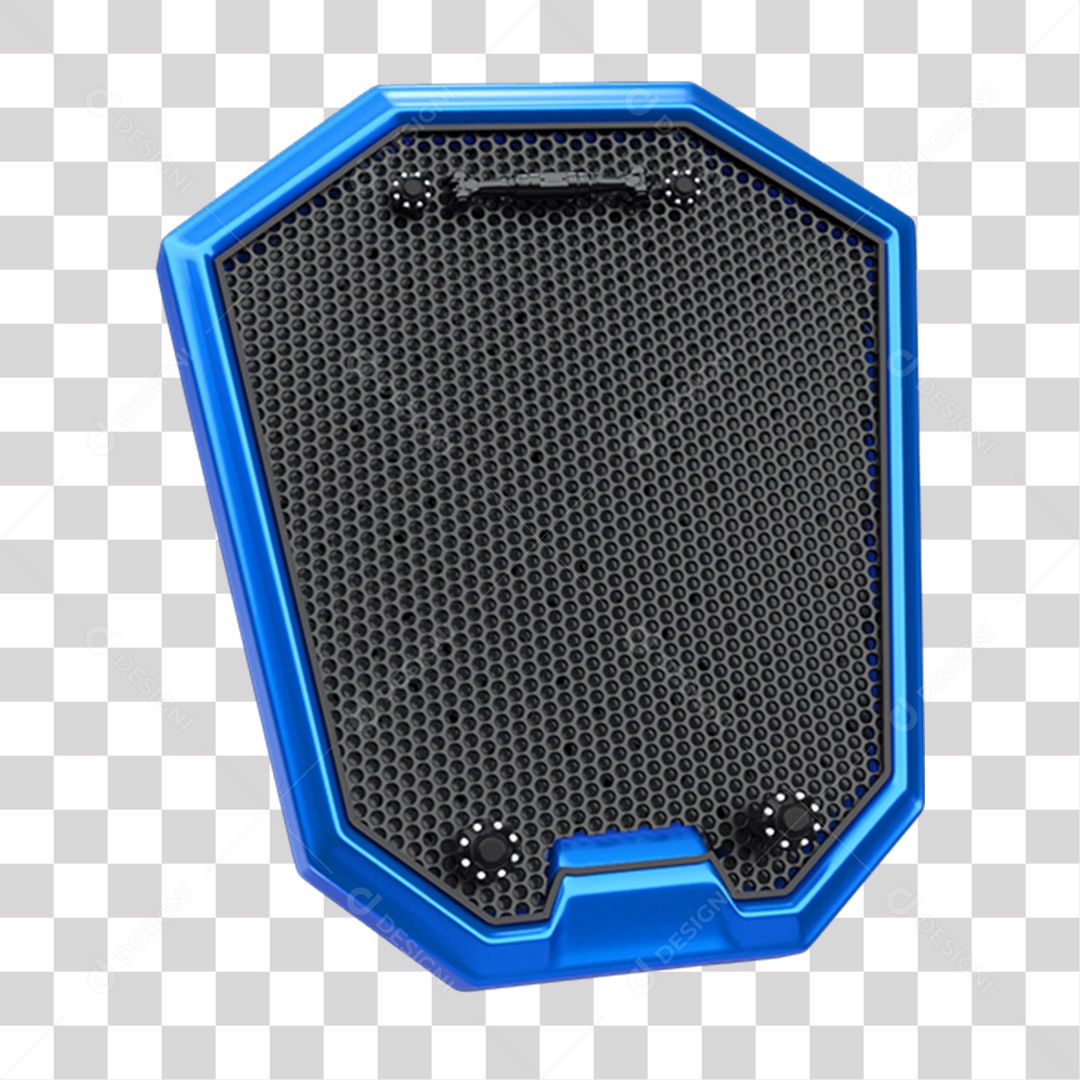 Elemento 3D Placa de Metal Neon Painel PNG Transparente