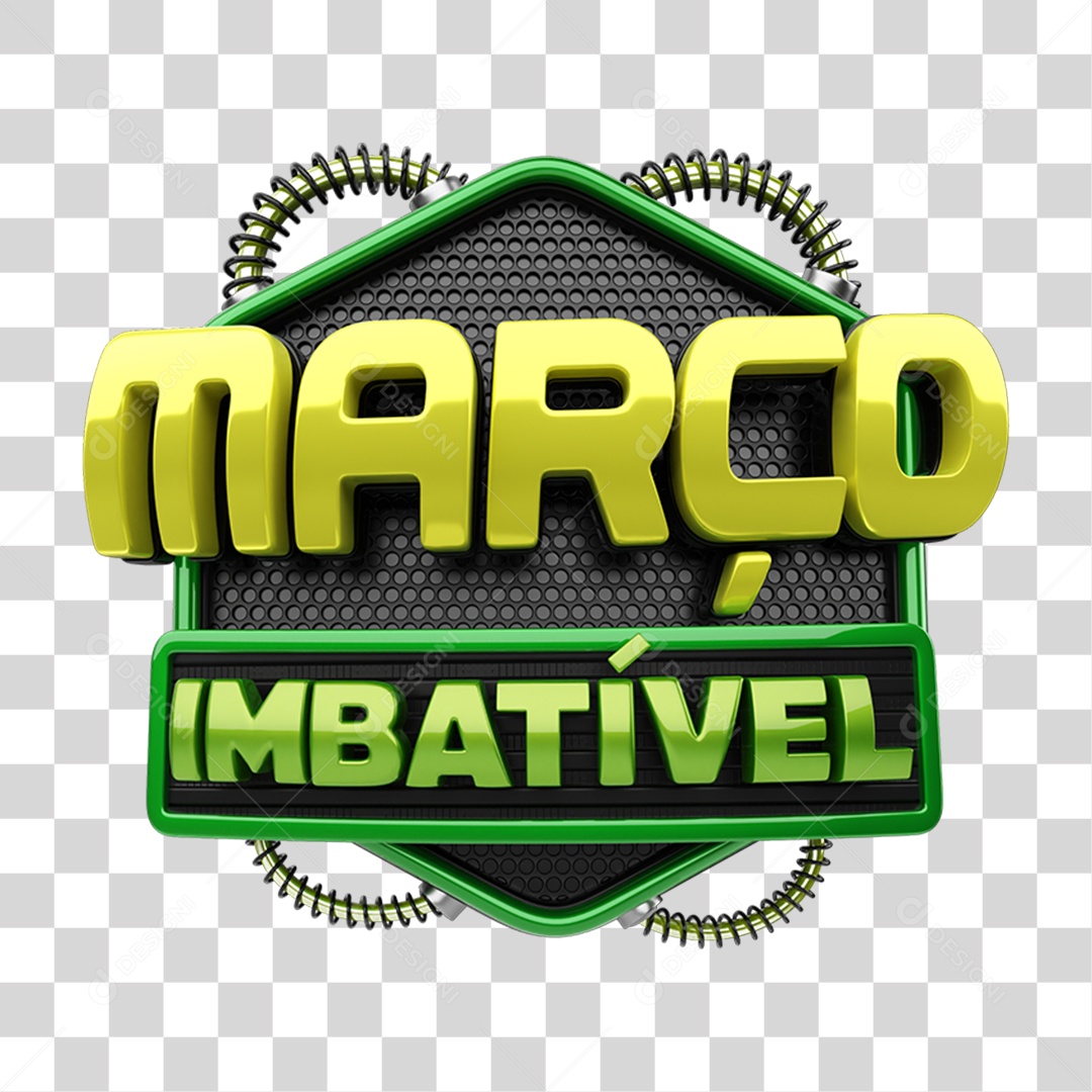 Selo 3 Março Imbatível PNG Transparente