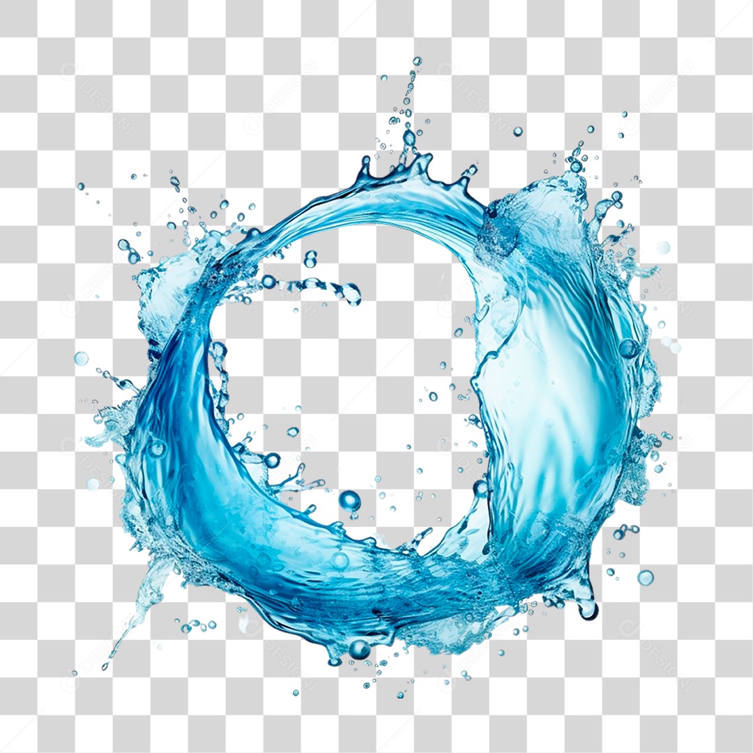 Splash de Água PNG Transparente