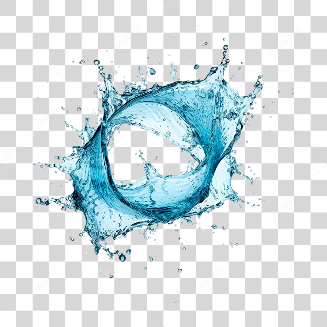 Splash de Água PNG Transparente