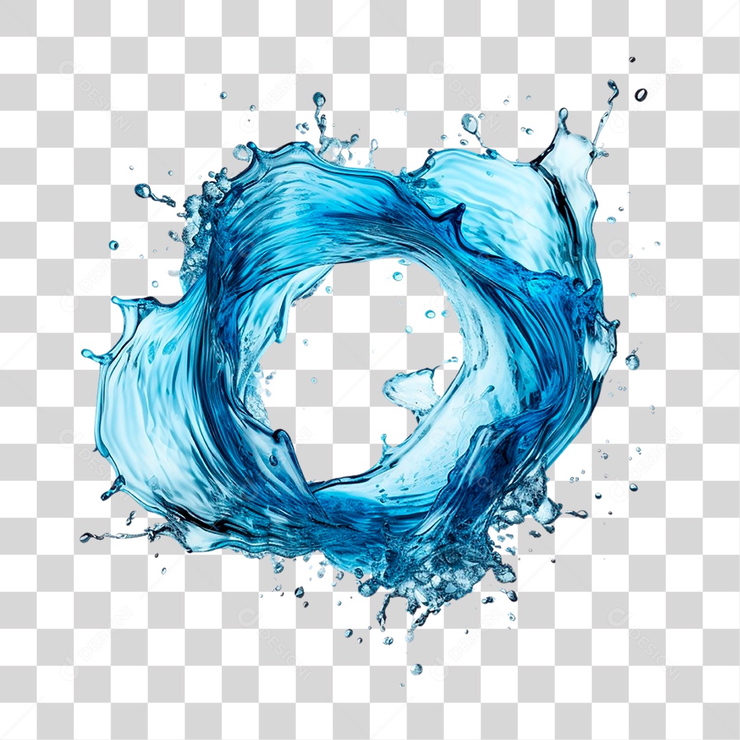 Splash de Água PNG Transparente