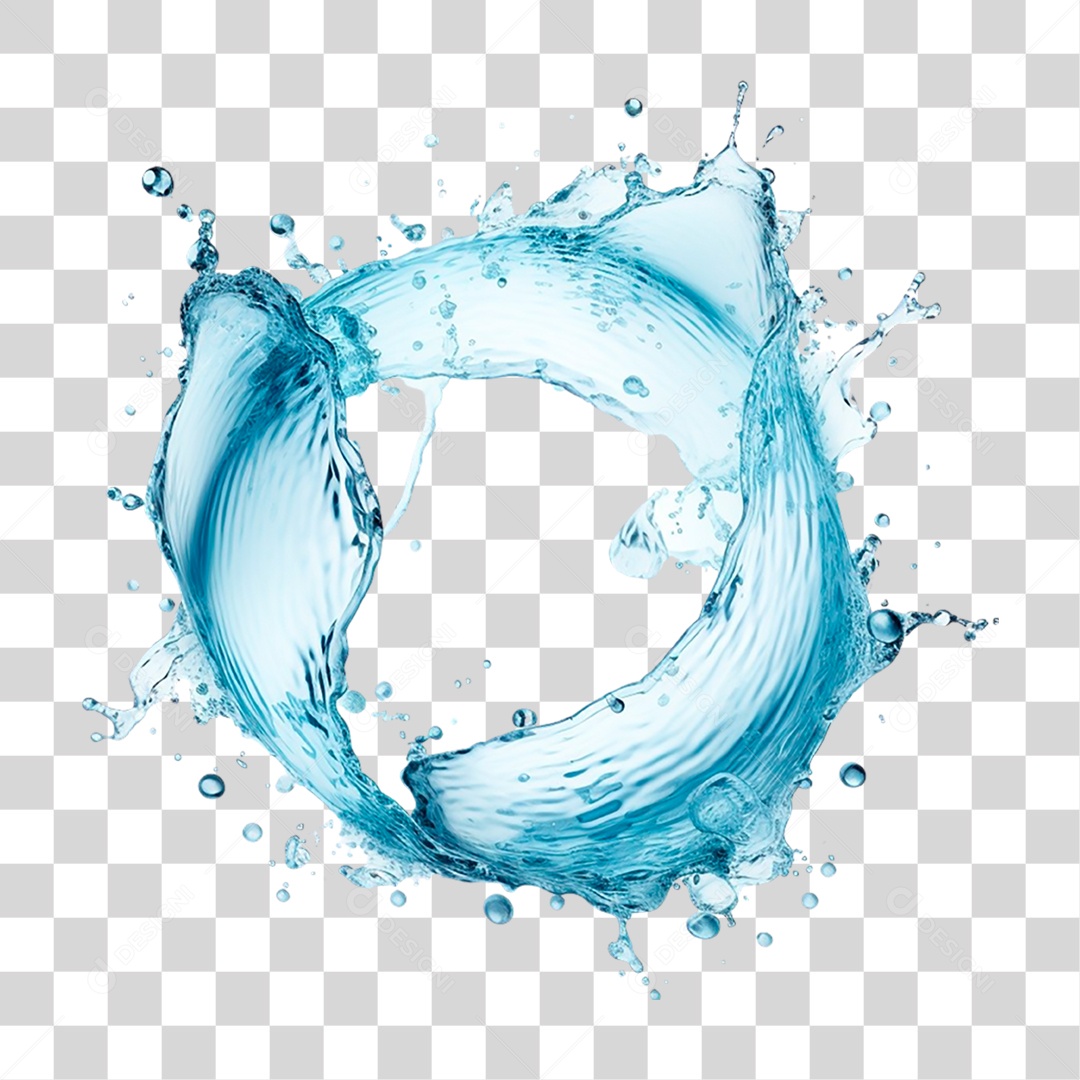 Splash de Água PNG Transparente